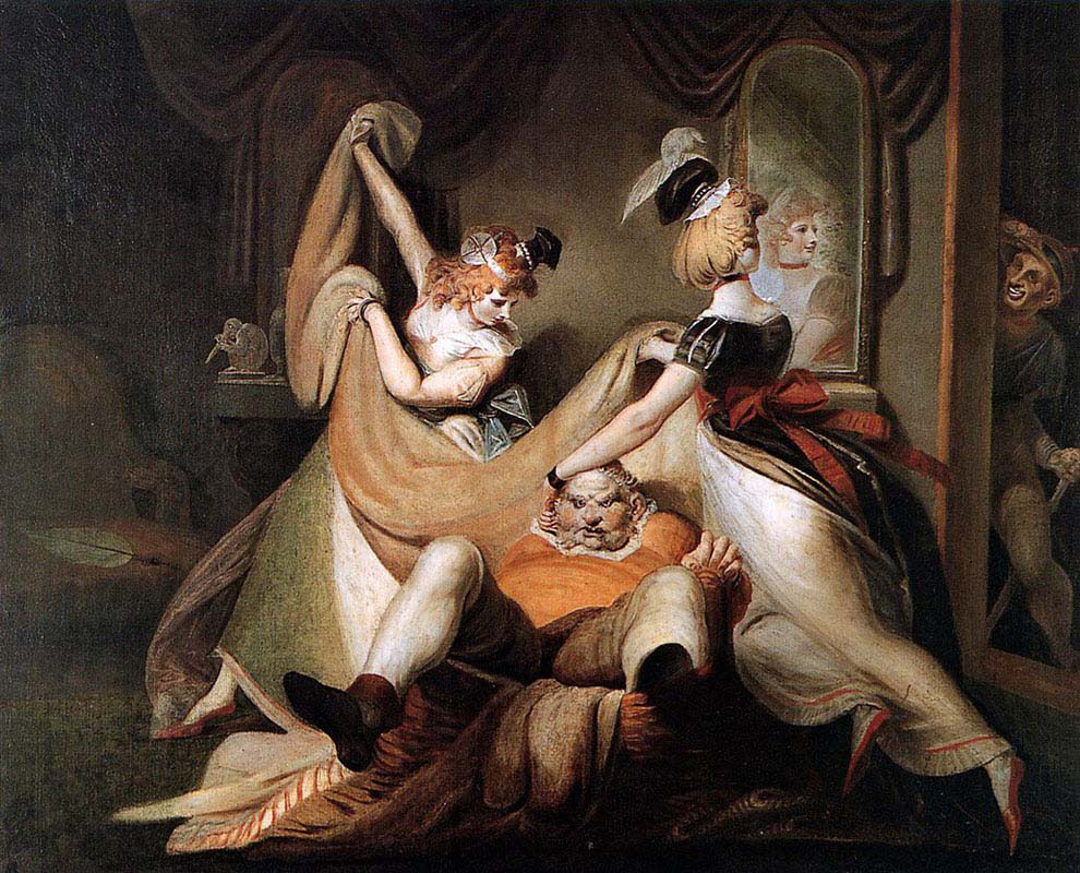 Falstaff in a Laundry Basket